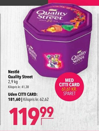 Citti Nestlé Quality Street tilbud