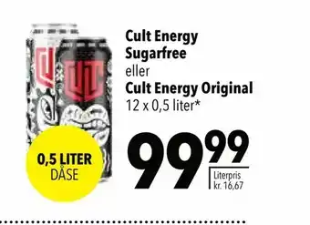 Citti Cult Energy Sugarfree Cult Energy Original tilbud