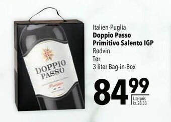 Citti Doppio Passo Primitivo Salento IGP tilbud