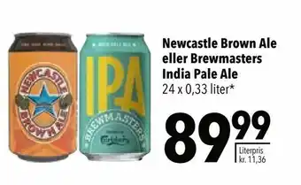 Citti Newcastle Brown Ale eller Brewmasters India Pale Ale tilbud