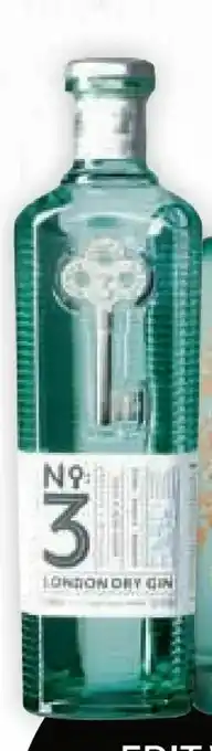 Citti London No.3 Dry Gin tilbud