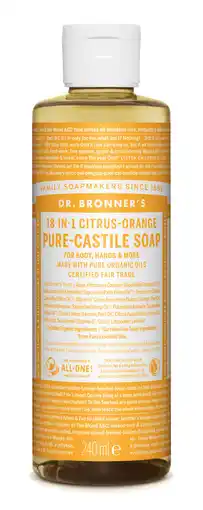 Dr. Bronner's Castile Soap Citrus-Orange 240 ml