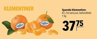 Citti Spanske klementiner tilbud