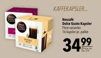 Citti Nescafé Dolce Gusto Kapsler tilbud