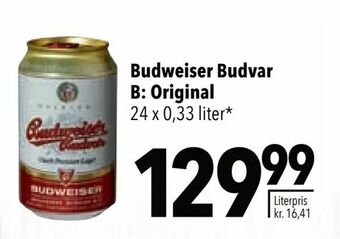 Citti Budweiser Budvar B: Original tilbud