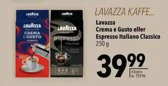 Citti Lavazza Crema e Gusto eller Espresso Italiano Classico tilbud