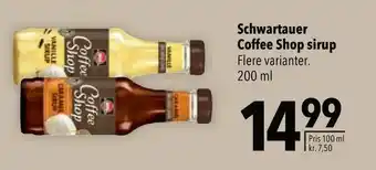 Citti Schwartauer Coffee Shop sirup tilbud