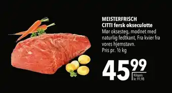 Citti Meisterfrisch citti fersk okseculotte tilbud