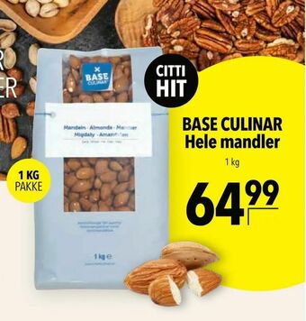 Citti Base culinar hele mandler tilbud