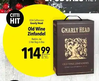 Old Wine Zinfandel