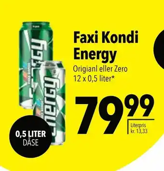 Citti Faxi Kondi Energy tilbud