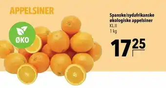 Citti Spanske/sydafrikanske økologiske appelsiner tilbud