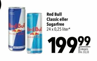 Citti Red Bull Classic eller Sugarfree tilbud