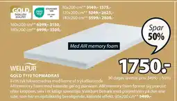 JYSK GOLD T110 TOPMADRAS tilbud