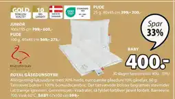 JYSK ROYAL GÅSEDUNSDYNE tilbud