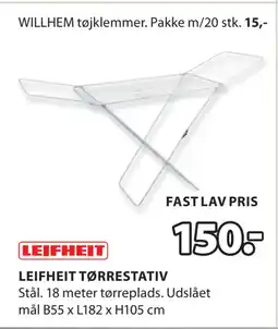 JYSK LEIFHEIT TØRRESTATIV tilbud