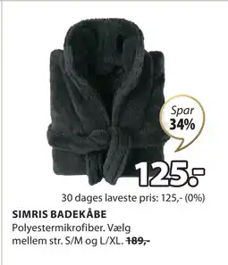 JYSK SIMRIS BADEKÅBE tilbud