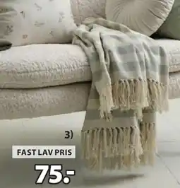JYSK AMASONLILJE PLAID tilbud