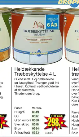 Harald Nyborg Heldækkende Træbeskyttelse 4 L tilbud