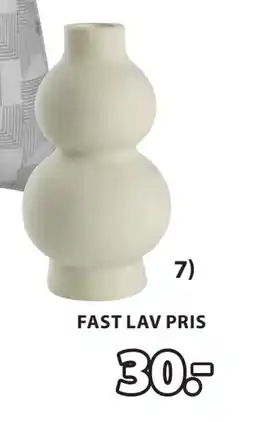 JYSK REGNVALD VASE tilbud