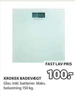 JYSK KROKEK BADEVÆGT tilbud