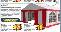 Harald Nyborg Professionelt partytelt PVC tilbud