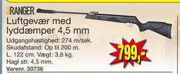 Harald Nyborg Luftgevær med lyddæmper 4,5 mm tilbud