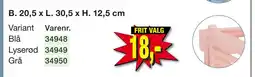 Foldekasse med klare sider
