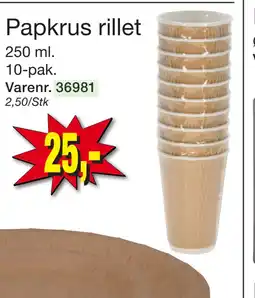 Harald Nyborg Papkrus rillet tilbud