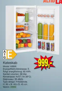 Harald Nyborg Køleskab tilbud