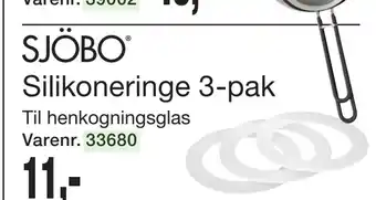 Harald Nyborg Silikoneringe 3-pak tilbud