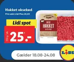 Netto Hakket oksekød tilbud