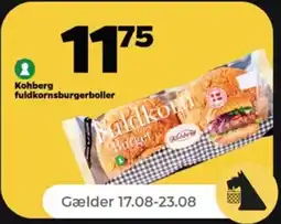 Netto Kohberg fuldkornsburgerboller tilbud