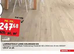 jem & fix LAMINATGULV LONG COLORADO EG tilbud