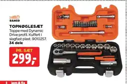jem & fix TOPNØGLESÆT tilbud