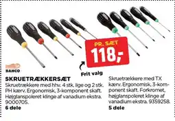 SKRUETRÆKKERSÆT
