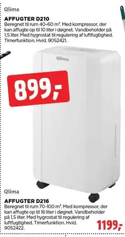 jem & fix Qlima AFFUGTER D210 tilbud