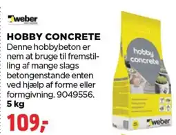 jem & fix WEBER HOBBY CONCRETE tilbud