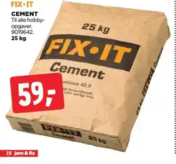 jem & fix FIX IT CEMENT tilbud
