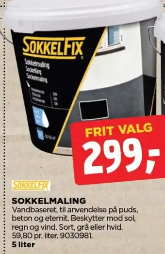 jem & fix SOKKELMALING tilbud