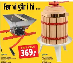 jem & fix FRUGTMOSER ELLER SAFTPRESSER tilbud