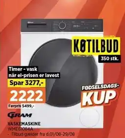 Power VASKEMASKINE tilbud