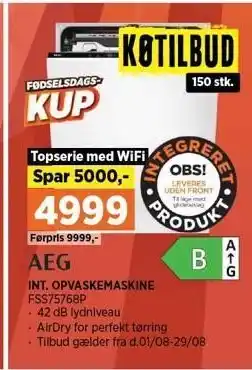 Power INT. OPVASKEMASKINE tilbud