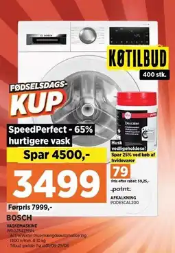 Power VASKEMASKINE tilbud