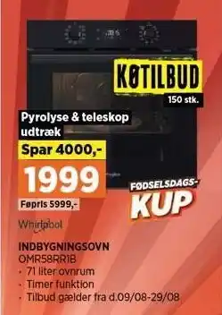 Power INDBYGNINGSOVN tilbud