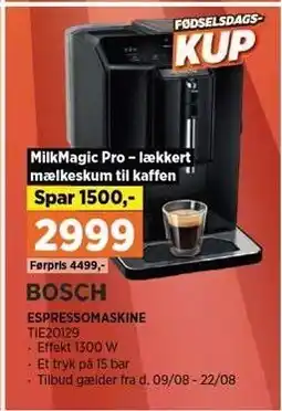 Power ESPRESSOMASKINE tilbud