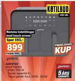 Power AIRFRYER tilbud