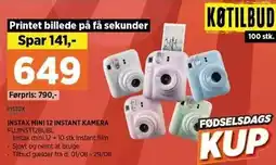 Power INSTAX MINI 12 INSTANT KAMERA tilbud
