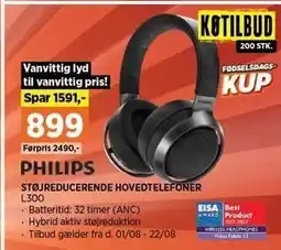 Power STØJREDUCERENDE HOVEDTELEFONER tilbud