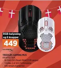 Power TRÅDLØS GAMING MUS tilbud